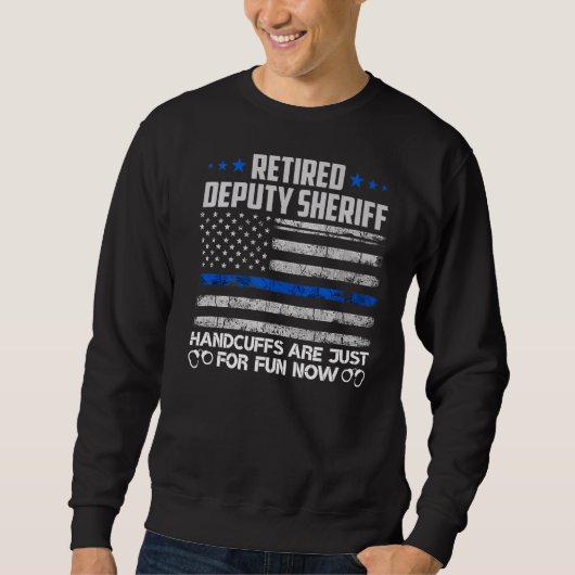 Adjunct-sheriff Handboeien in ruste, nu voor de fi Trui (Voorkant)