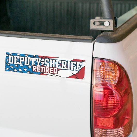 Adjunct-sheriff in ruste bumpersticker (Op Truck)