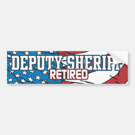 Adjunct-sheriff in ruste bumpersticker