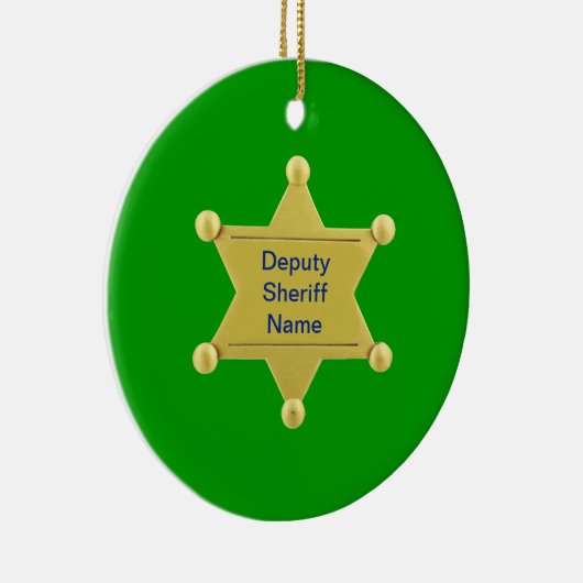 Adjunct-sheriff Keramisch Ornament (Rechts)