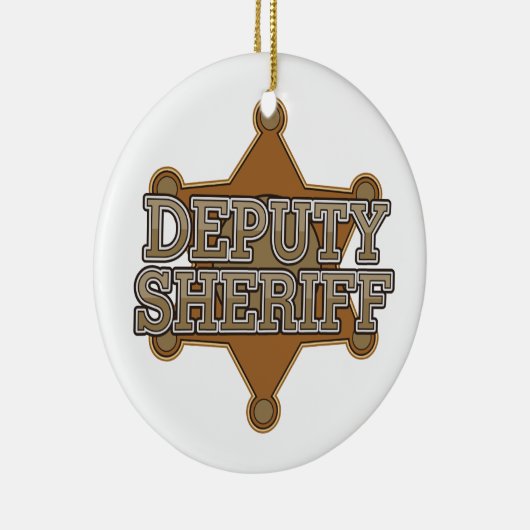 Adjunct-sheriff Keramisch Ornament (Rechts)