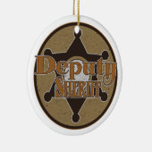  adjunct-sheriff keramisch ornament (Rechts)