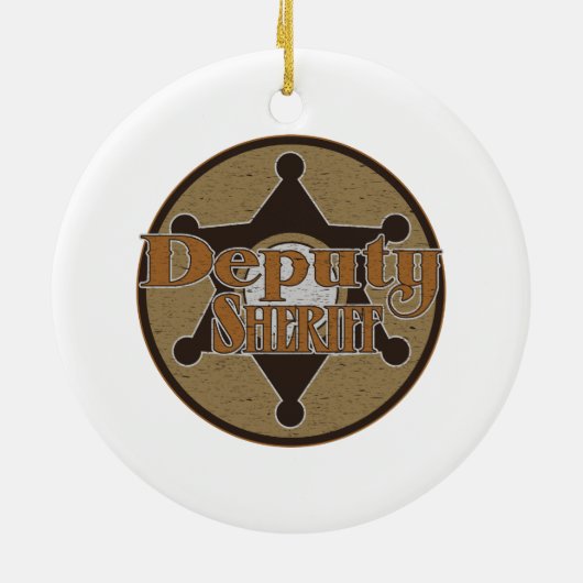  adjunct-sheriff keramisch ornament (Achterkant)
