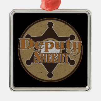  adjunct-sheriff metalen ornament