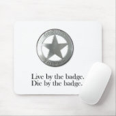 Adjunct-sheriff Mousepad Muismat (Met muis)