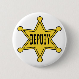 Adjunct-sheriff Pin Back Badge Ronde Button 5,7 Cm