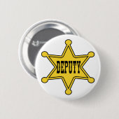 Adjunct-sheriff Pin Back Badge Ronde Button 5,7 Cm (Voorkant /achterkant)