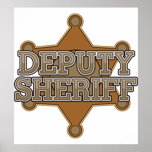 Adjunct-sheriff Poster (Voorkant)