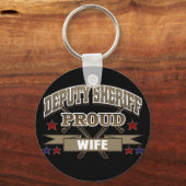 Adjunct-sheriff Proud Wife Sleutelhanger (Voorkant)