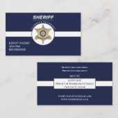 Adjunct-sheriff Visitekaartje (Voorkant / Achterkant)