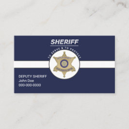 Adjunct-sheriff Visitekaartje