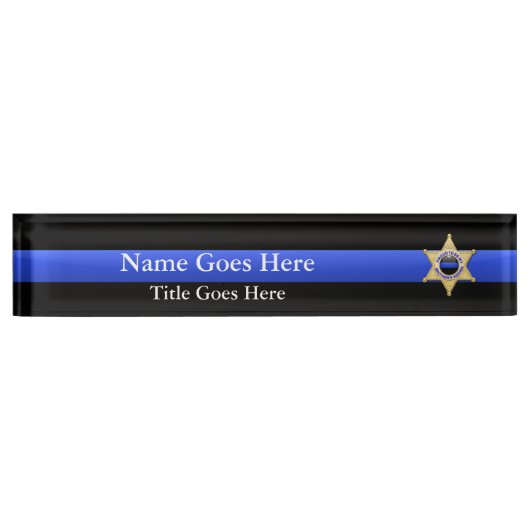 Adjunct Star Brothers Keeper Badge Desk Name Bord Naambordje (Voorkant)