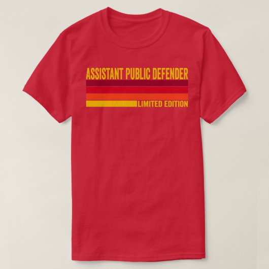 Adjunct-verdediger T-shirt (Design voorkant)