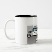 Adjunct-Vrouw van de sheriff Tweekleurige Koffiemok (Links)