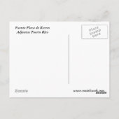 Adjuntas Briefkaart (Achterkant)