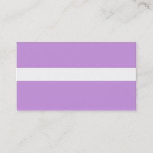 ADJUSTABEL Lavender & White Visitekaartje