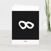 Adjusted Geeky Greeting Card Feestdagen Kaart (Achterkant)