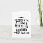 Adjusted her sail blac kaart (Voorkant)