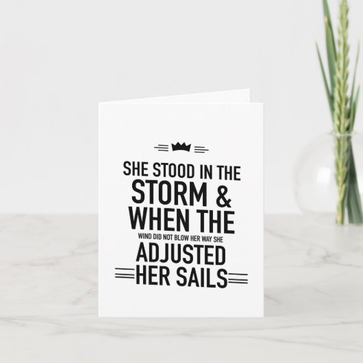 Adjusted her sail blac kaart (Voorkant)