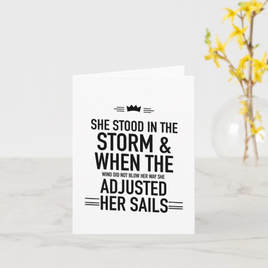 Adjusted her sail blac kaart (Gele Bloem)