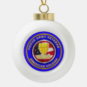 Adjutant-generaal kerst keramische bal ornament (Voorkant)