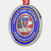 Adjutant-generaal van het leger metalen ornament (Links)