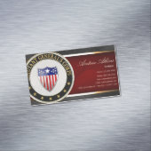 Adjutant General's Corps Branch Insignia [3D] Visitekaartje Magneet (Voorbeeld)