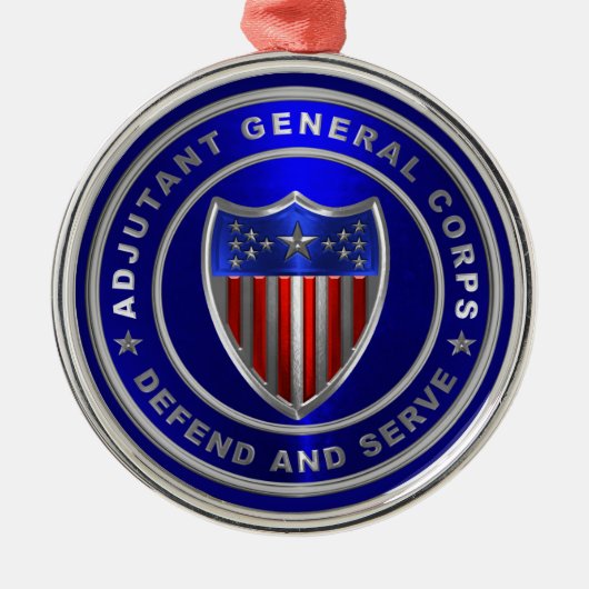 Adjutante General Corps Metalen Ornament (Voorkant)