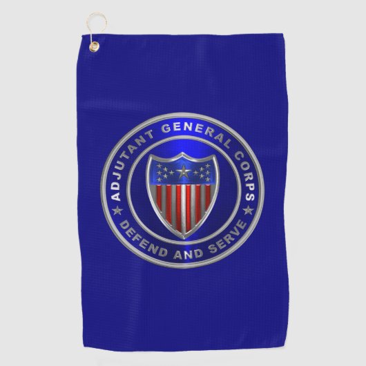 Adjuvans-generaal Golfhanddoek (Voorkant)