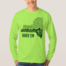 ADK46 Hiked Long Suite T-Shirt (Green Logo)