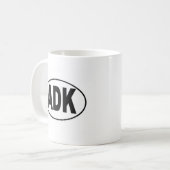 ADK Euro Oval Koffiemok (Voorkant links)