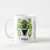 Adkins Family Coat of Arms mok (Links)