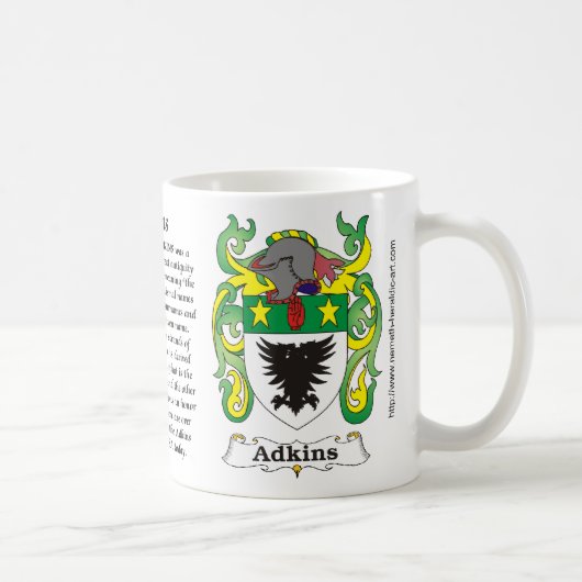 Adkins Family Coat of Arms mok (Rechts)
