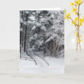 ADKs de Weg Minder Gereiste Notecard Kaart (Gele Bloem)