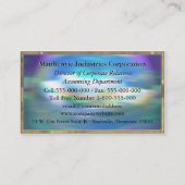 Adlamchelle Juniper Elegant Professional Visitekaartje (Achterkant)