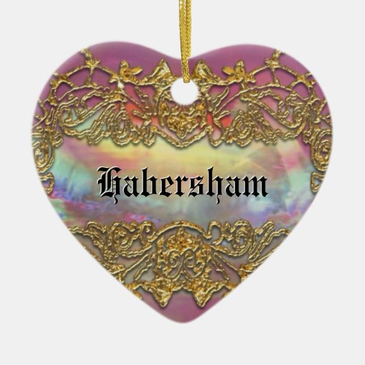Adlamchelle Viv Victoriaans Keramisch Ornament (Voorkant)