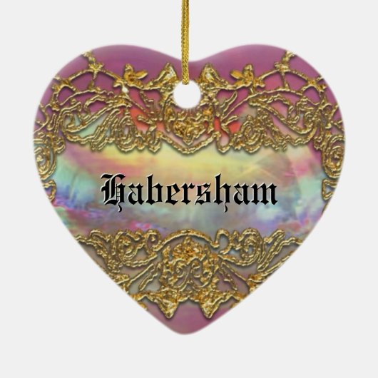 Adlamchelle Viv Victoriaans Keramisch Ornament (Achterkant)