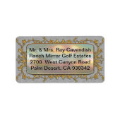 Adlamchelle Winter Elegant Etiket (Voorkant)