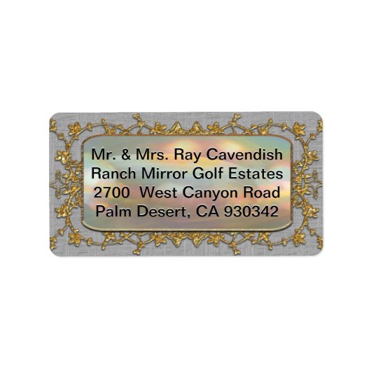 Adlamchelle Winter Elegant Etiket (Voorkant)