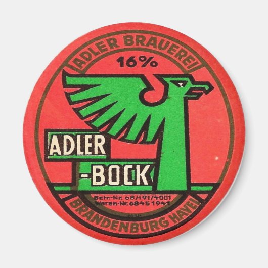 Adler Bock Magneet (Voorkant)