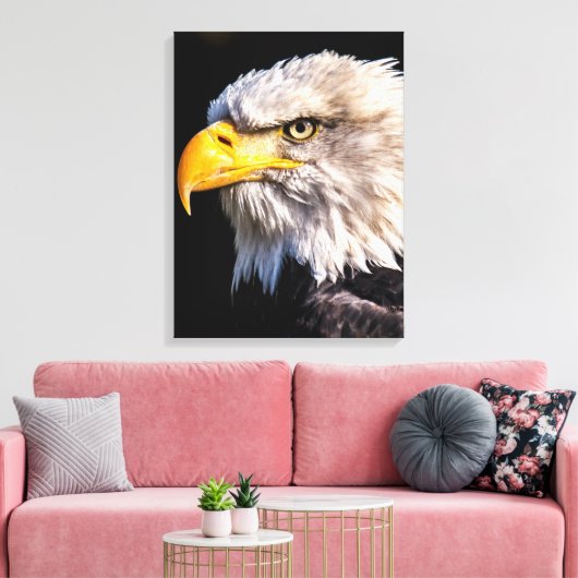 Adler Eagle Canvas Print (Insitu (Woonkamer))