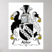 Adler Family Crest Poster (Voorkant)