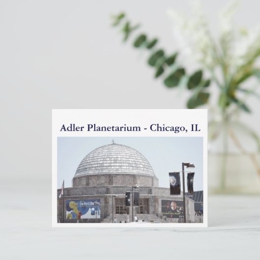 Adler Planetarium - ... Briefkaart (Staand voorkant)