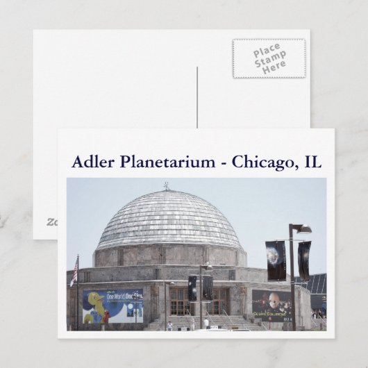 Adler Planetarium - ... Briefkaart (Voorkant / Achterkant)