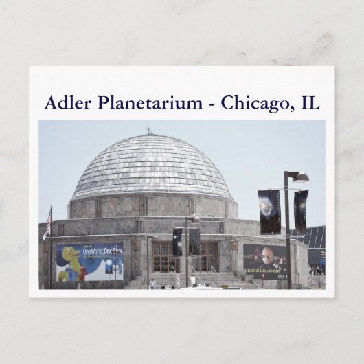 Adler Planetarium - ... Briefkaart (Voorkant)