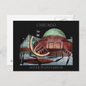 Adler Planetarium Briefkaart Randsom Art Chicago (Voorkant / Achterkant)
