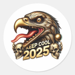 Adler Schlangen Gott der Finsternis keep cool 2025 Ronde Sticker