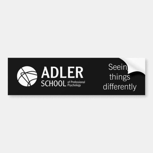 Adler School Bumpersticker 2 (Voorkant)