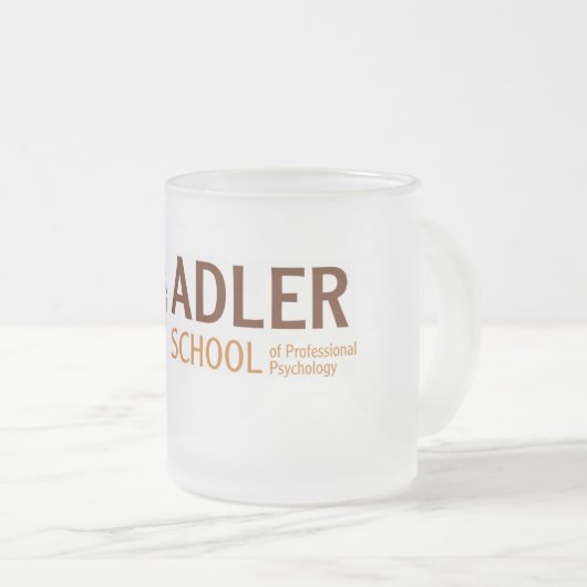 Adler School Frosted Glass Mok 1 (Voorkant rechts)