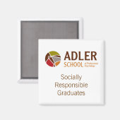 Adler School Magneet 9 (Voorkant / Achterkant)